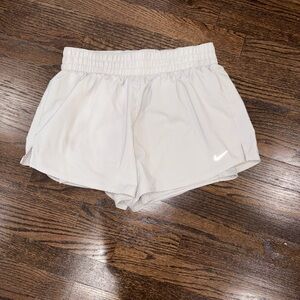 Nike Women's Light Gray Athletic Shorts